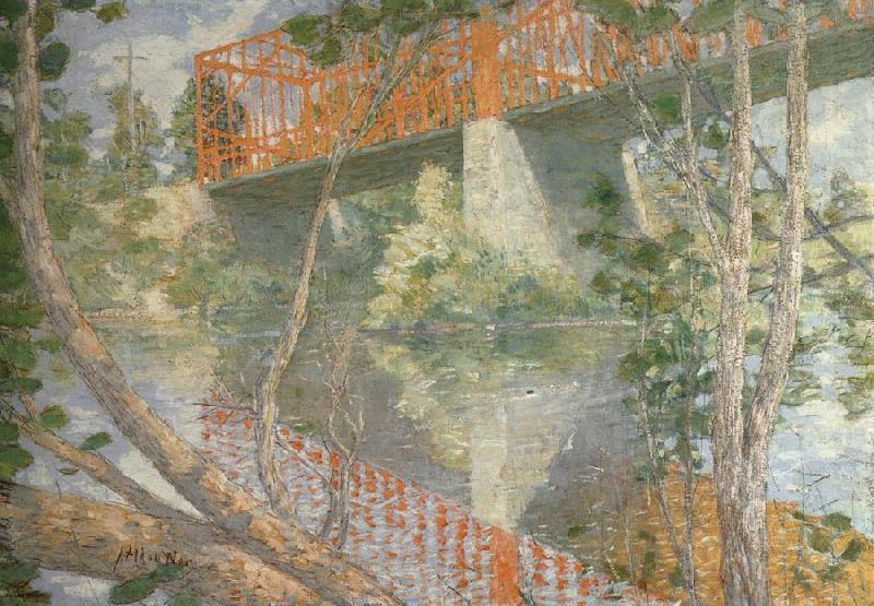 The Red Bridge, julian alden weir